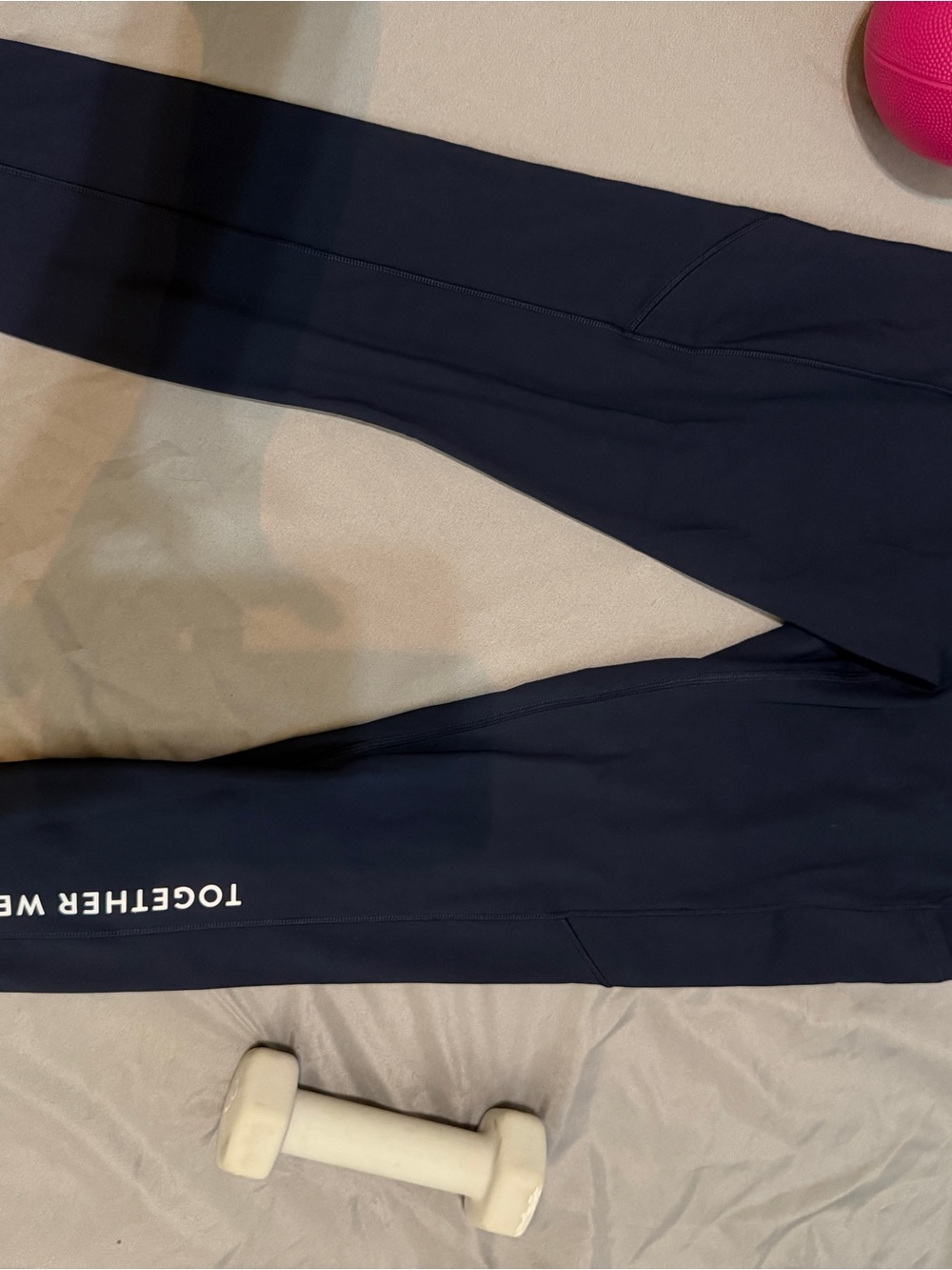 lululemon athletica Black High-Rise Leggings with Subtle Branding